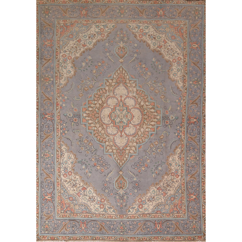 Tapis traditionnel rétro en laine 8 x 11