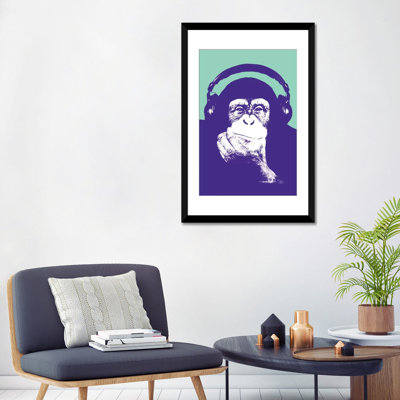 «New Monkey Head III» par Steez, reproduction sur toile tendue sur châssis
