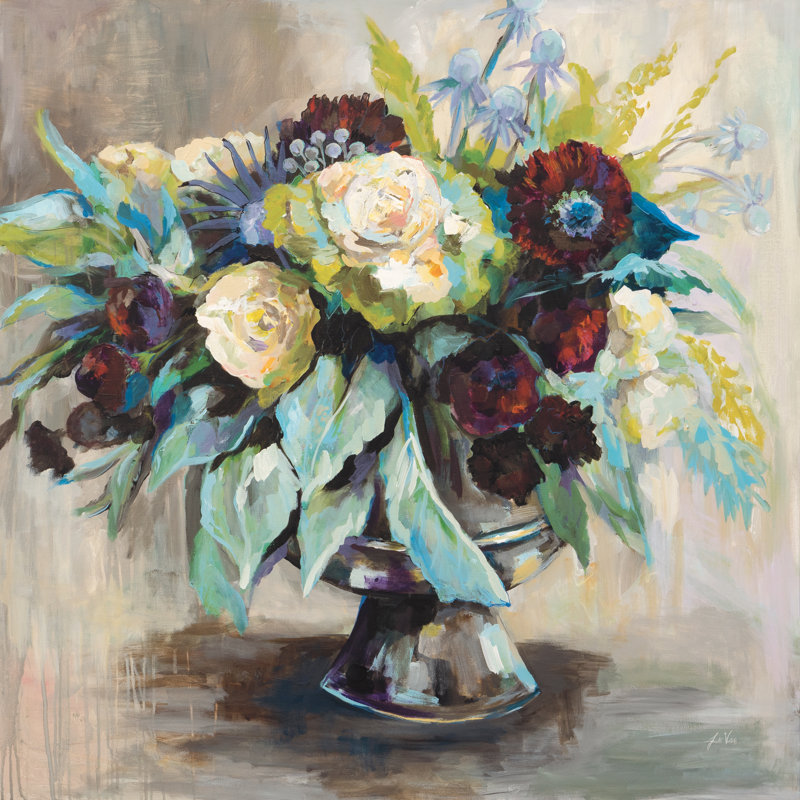 Serenity by Jeanette Vertentes - Wrapped Canvas Painting, 76cm H x 76cm W