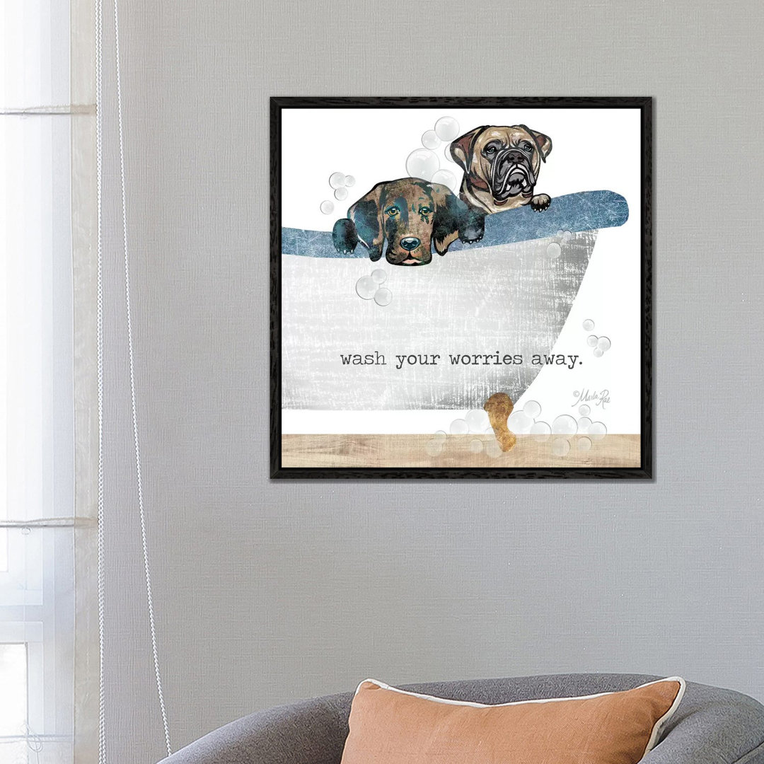 Wash Your Worries Away by Marla Rae - Print on Canvas