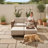 Patio Ottomans For Conversation Sofa Set (Set of 2)