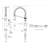 Pull Down Single Handle Kitchen Faucet-90212881