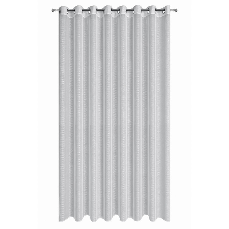 Kanethia Sheer Curtain Single Panel, 250cm H x 300cm W