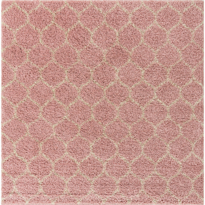 Geometric Indoor Rug, Square 7'10"