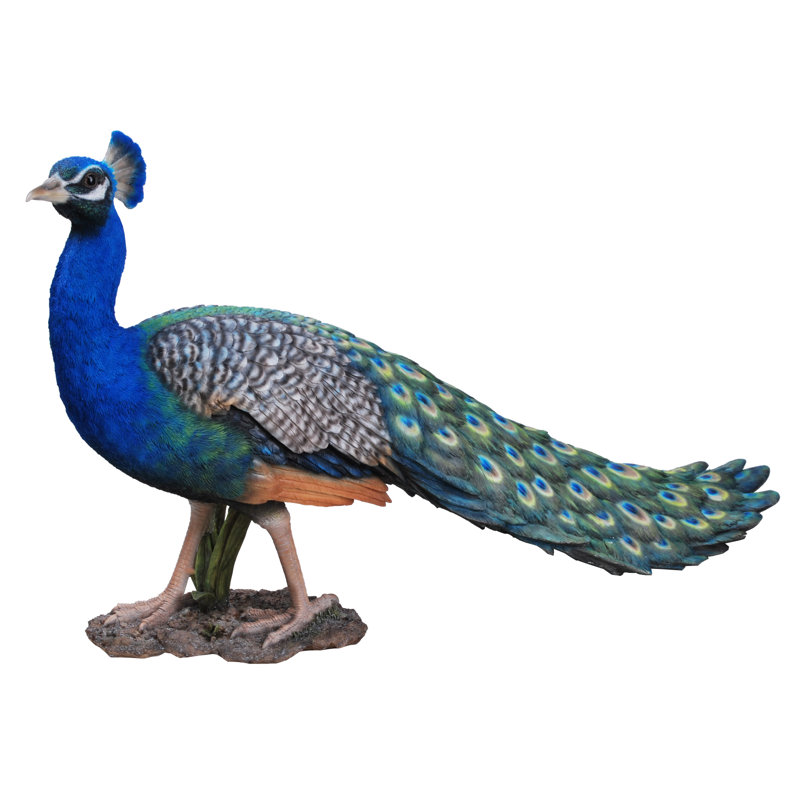 Peacock Garden Statue