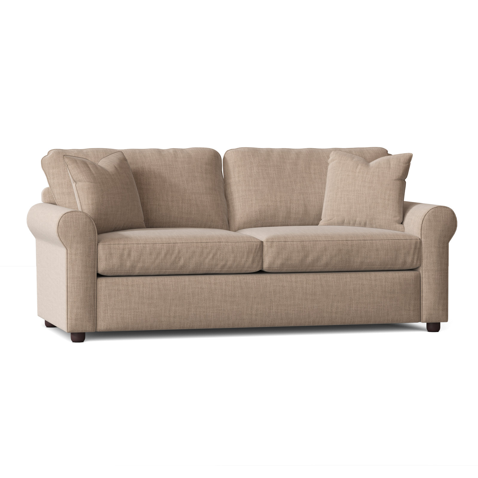 Warrington 82'' Upholstered Sofa, Conversation Linen Basketweave