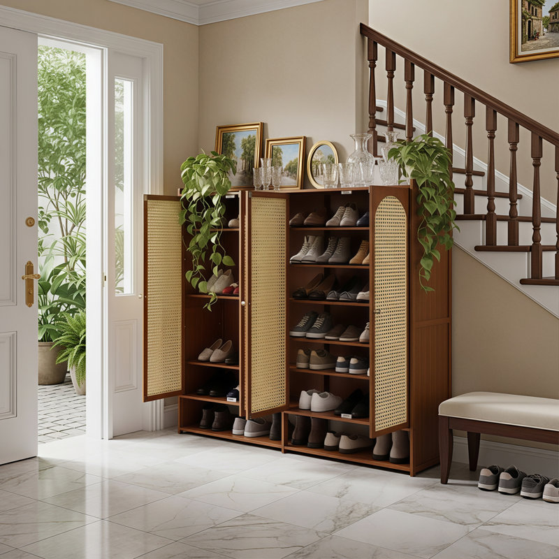 42 Pair Shoe Storage Cabinet