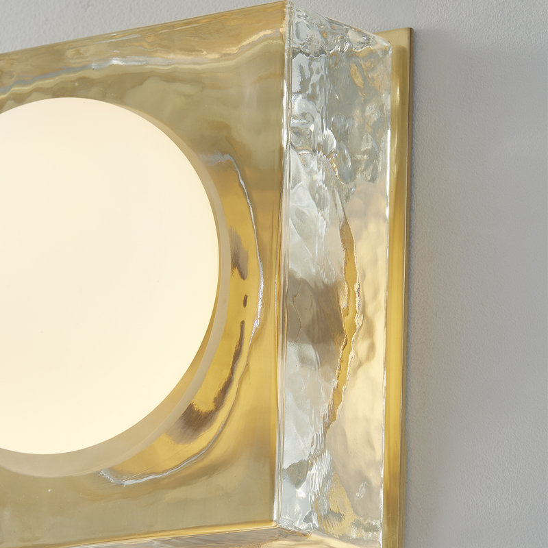 1 - Light Wallchiere, Aged Brass