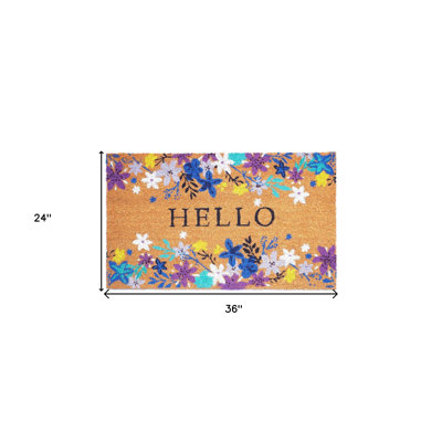 Tapis d'extérieur 24 po x 36 po Coir