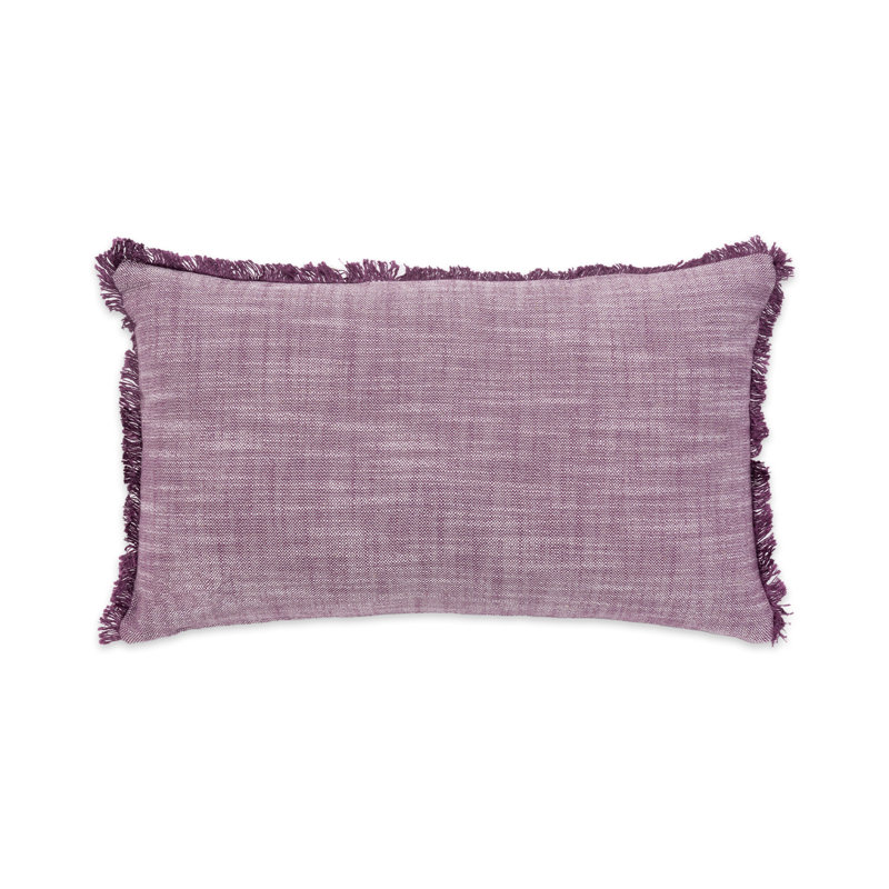 Ghalib Rectangular Lumbar Cushion, Purple