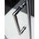 Unidoor Plus 45" W x 34.375" D x 72" H Frameless Pivot Rectangle Shower Enclosure with Fixed Panel