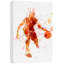Rouge, aquarelle, explosion, basketball, joueur, sports, art, moderne, rustique, exercice urbain-98161912