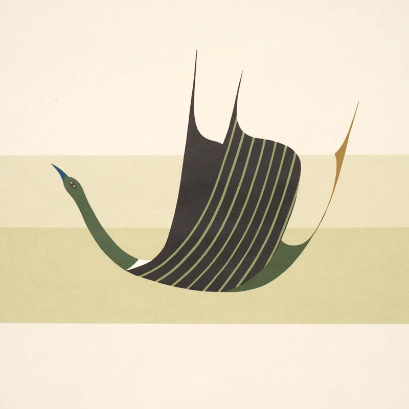 Schumacher X Peg Norriss Flying West Wallpaper, Green