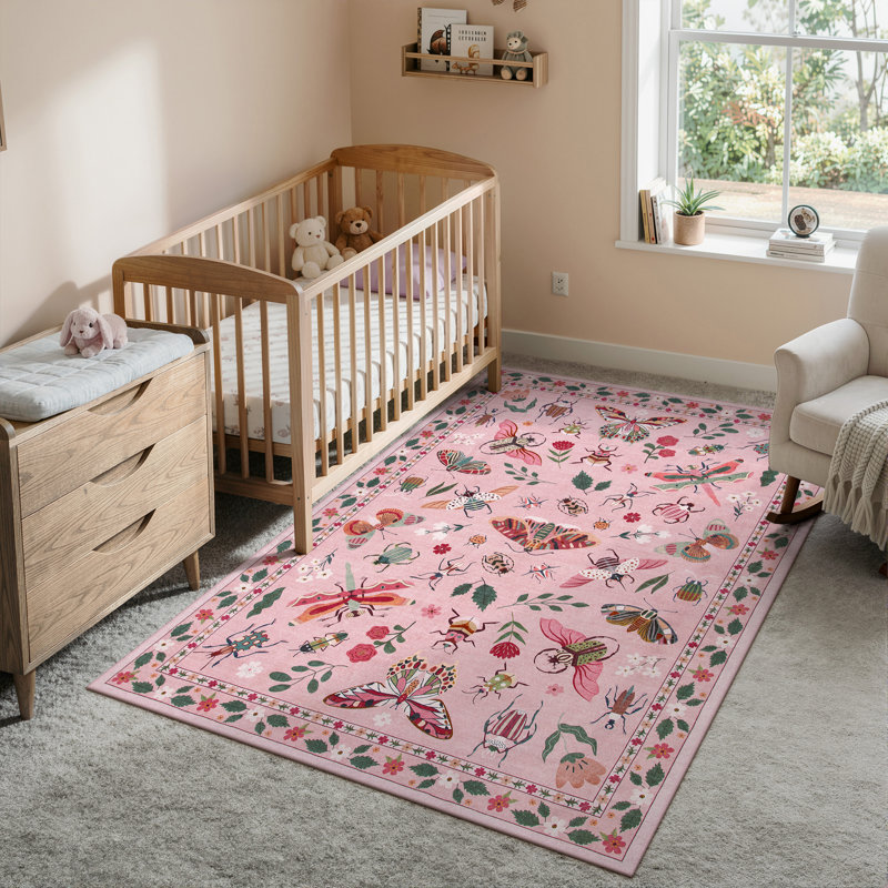 Tapis lavable pour animaux et insectes Goldene, Rectangle 5 pi x 7 pi