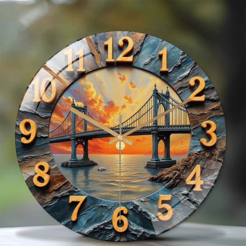 Horloge murale rétro 12 po