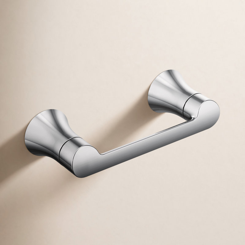 Porte-papier hygiénique mural Doux, Chrome