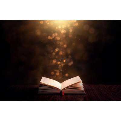Livre ouvert et bible sur toile par I Going To Make A Greatest Artwork As I Can, By My Head, My Hand And By My Mind. Photographie