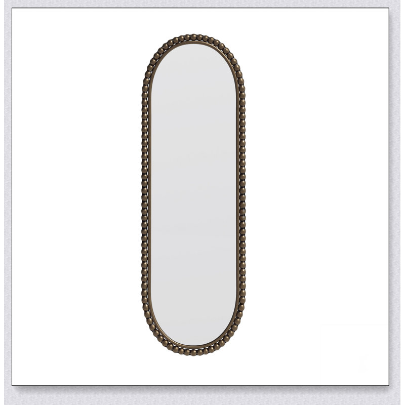 Miroir rétro Iron Art, Doré