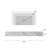 Hithin Floating TV Stand, Entertainment Center with Drawers, Solid Wood, Fully-Assembled-78239081-78239080