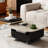 Modern Luxury Rock Panel Coffee Table