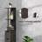 54" Tall Bathroom Storage Cabinet, Freestanding Linen Tower With 2-Tier Shelf And Drawers, Narrow Side Floor Organizer, Brown
