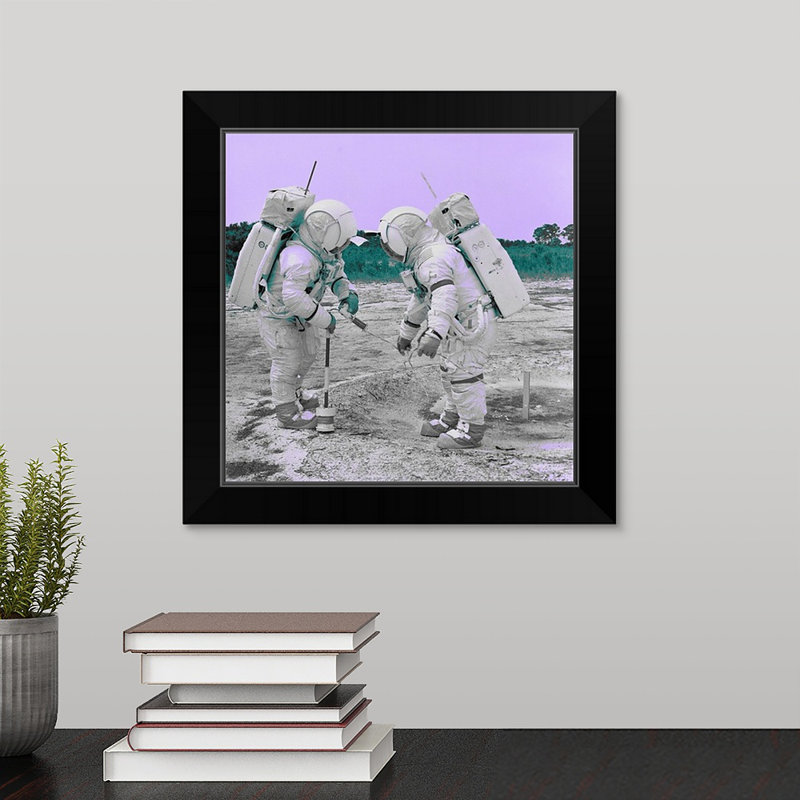 Novogratz’spaces iv', reproduction d’art encadrée, H 15 po x l 15 po x P 1 po, Cadre noir