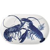 Blue Lobster Porcelain Platter