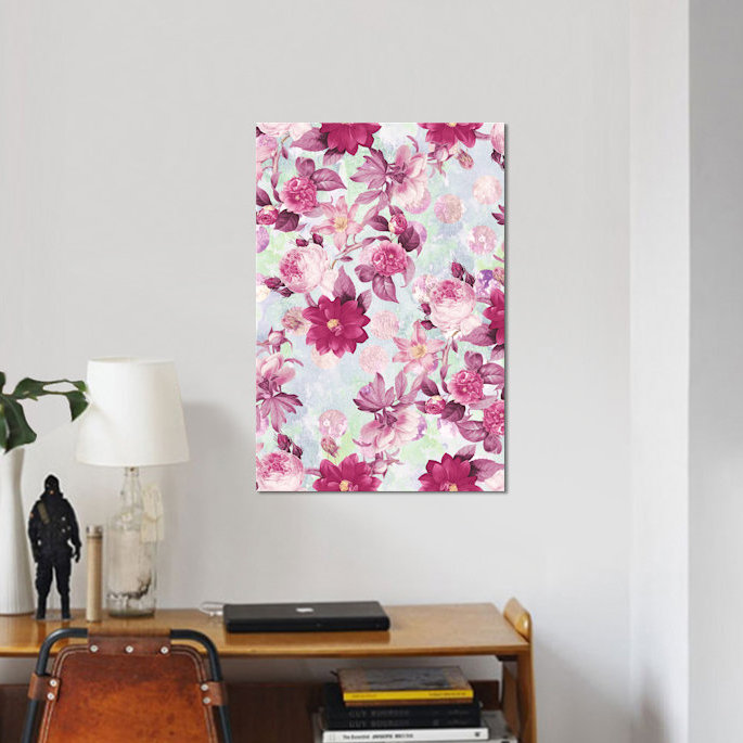 « botanique jardin », impression sur toile, H 18 po x l 12 po x P 1,5 po