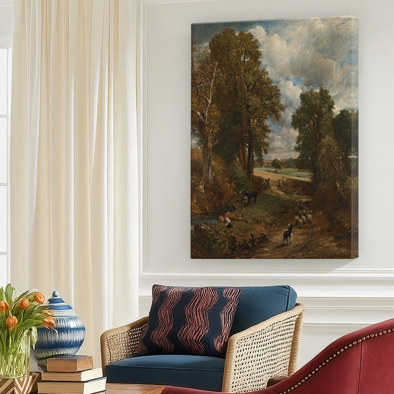 Le champ de maïs - toile tendue par John Constable, 40 po x 60 po