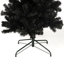 Arbre de Noël artificiel mince 7,5 pi avec base en métal pliable