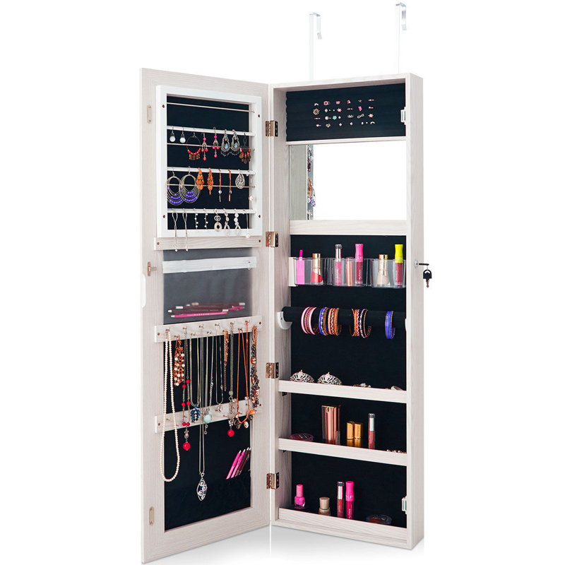Jewelry Armoire, White