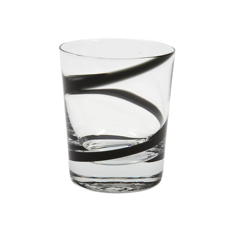 Verre à whiskey 10 oz. Lucienne, Noir