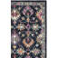 Hand Tufted Wool/Cotton Oriental Rug in Black/Pink-966172041