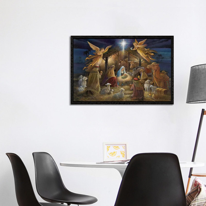 Ruane Manning - Print on Canvas, Black Floater Framed, 101.6 cm H x 66.04 cm W x 4.445 cm D
