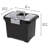 Portable Lockable File Plastic Box Set