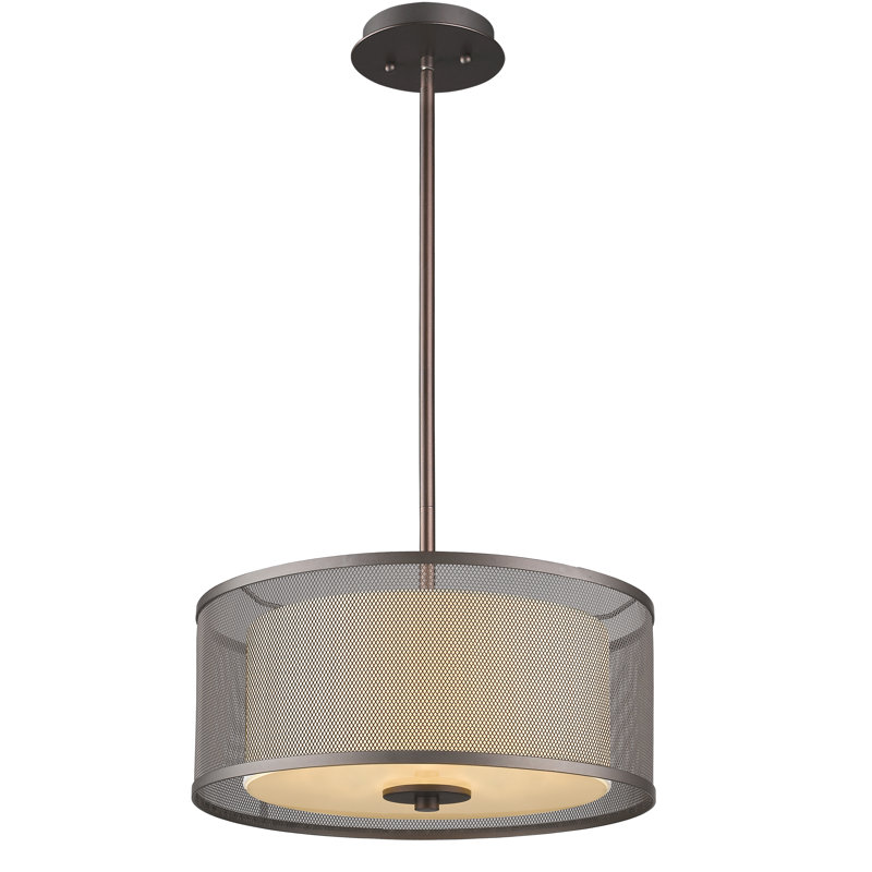 Luminaire suspendu cylindrique à 3 lumières Etosha