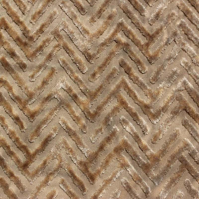 Geometric Velvet Fabric