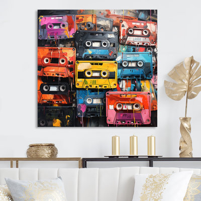 " Cassette Tapes Scattered Across III "