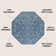Leonora Bohemian Textured Weave Floral Navy/Gray Indoor/Outdoor Rug