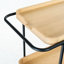 Malek Wood 2 Shelf Bar Cart-53489941