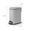 Poubelle à pédale rectangulaire avec couvercle à fermeture douce 1,3 gallon Acento Linea