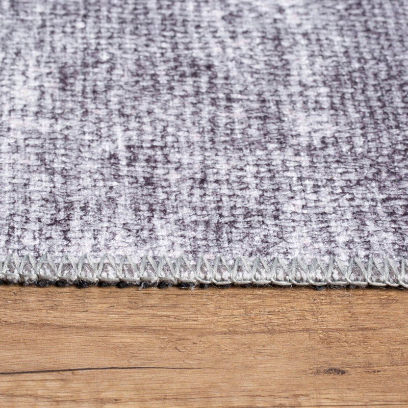 Luxurious Machine Washable Area Rug, 4.9 x 7.5 Feet, 100% Polyester, 1850 g/m², Pile Height: 0.2 inches | Eco-Friendly Recycled Poly Cotton Backing | Perfect for Living Room & Bedroom, Soft and Durable Design