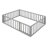 Wood Daybed Frame With Fence-945896506-950091827