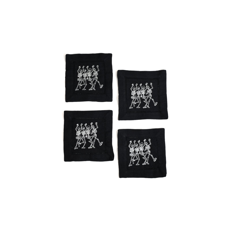 Skeleton Dance Cocktail Napkins