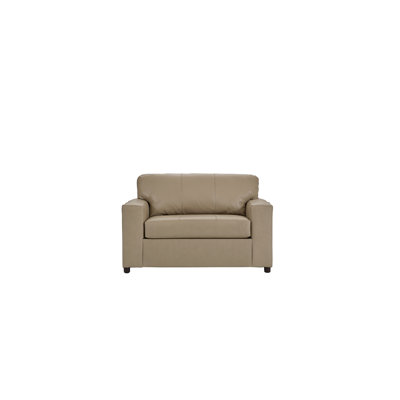 Fauteuil câlin 51 "en cuir véritable 51"