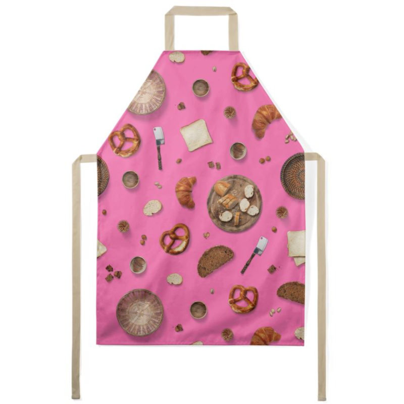 Bib Apron, Pink