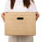 Storage Bins & Box/cube/basket, Home Kitchen And Office Storage Boxes With Handles & Stackable For Organizer Tableware, Crafts, Office Shelf Books, Large, 14.6”x10.2”x9.6”