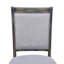 Ensemble de 6 tables de salle à manger extensibles à tréteaux de 76,9 pouces avec rallonge amovible, ensemble de table de cuisine avec chaise d'appoint rembourrée et banc, gris-1292684830