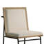 Fauteuil d'appoint en tissu Chenut brun / crème