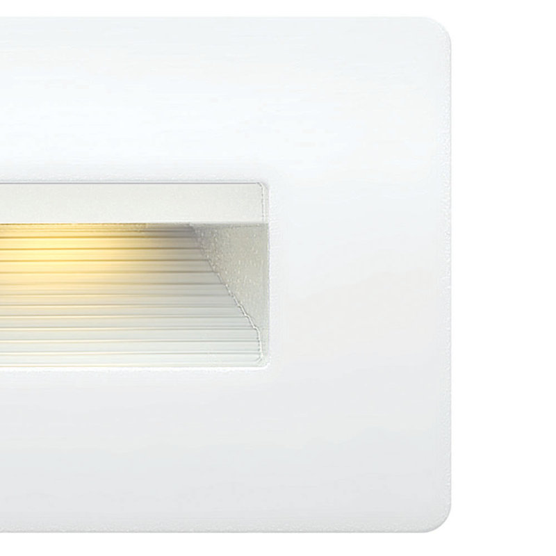 Luna Line Voltage Integrated LED Step Light, 3000K, Satin White